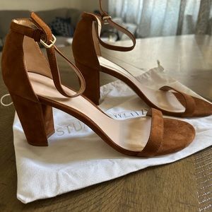 Stuart Weitzman Nearlynude Strap Sandal - NEW SIZE 11